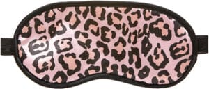 Danielle Leopard Print Eye Mask With Ear Plugs Accessories