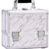 Make Up Case Marble Print with Mirror Accessories