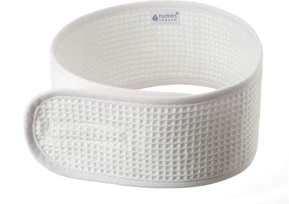 Hydrea London Waffle Head Band - White