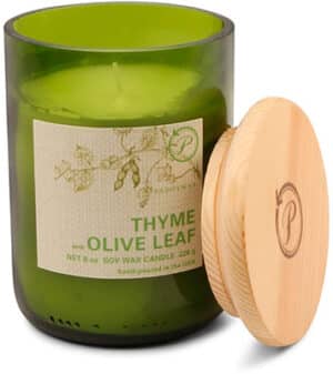 Gentlemen’s Hardware Paddy Wax Eco Green Recycled Glass Candle Thyme & Olive Leaf Accessories