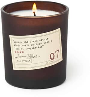 Gentlemen’s Hardware Paddy Wax Library Candle Oscar Wilde Accessories