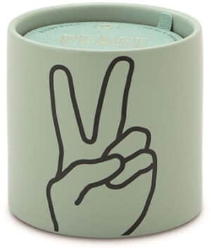 Gentlemens Hardware Paddy Wax Impressions Ceramic Candle Mint Peace Accessories