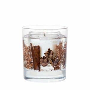 StoneGlow Elements Wood Gel Tumbler Scented Candle Accessories