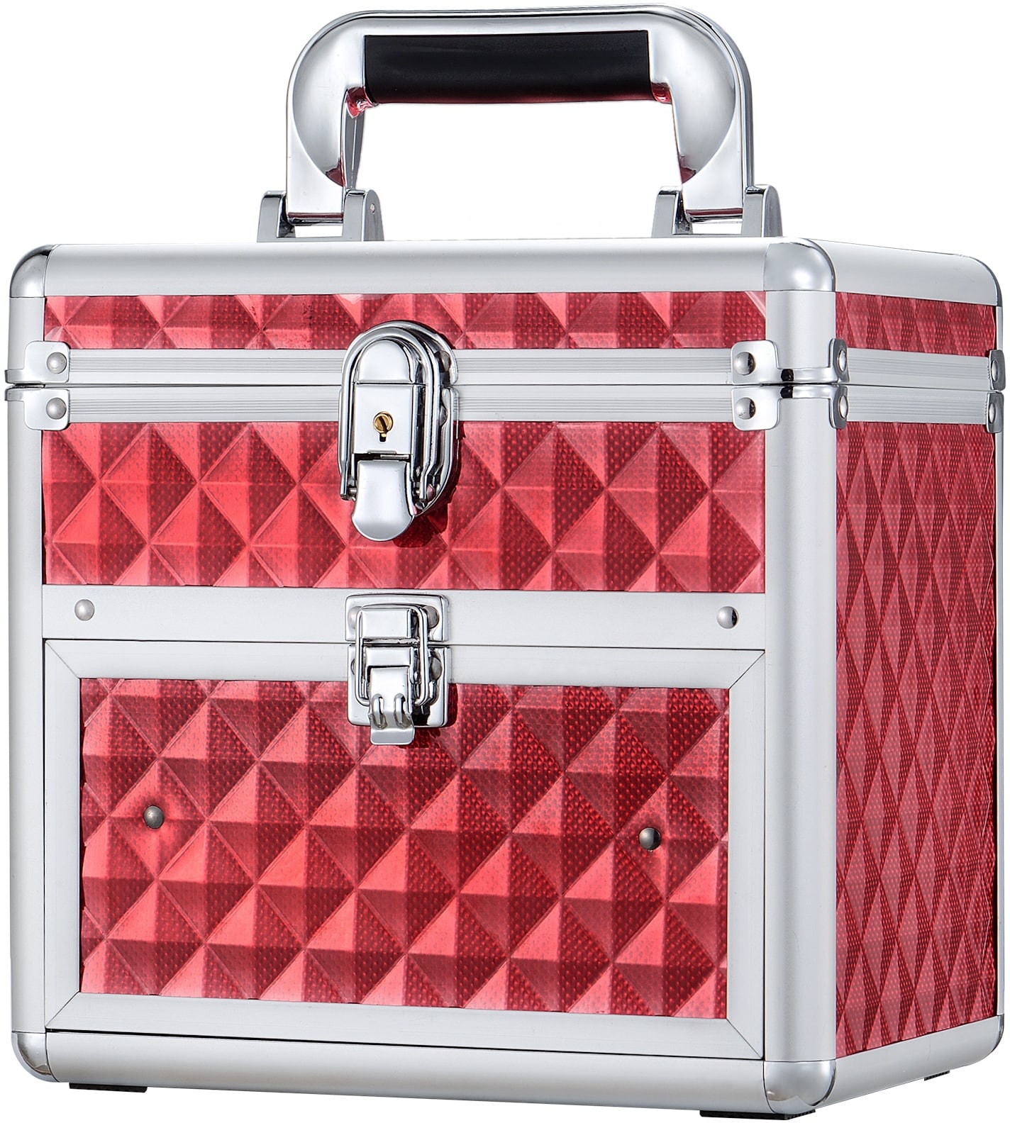 Big Rock Trading - Big Make Up Case Aluminium - Red (S)