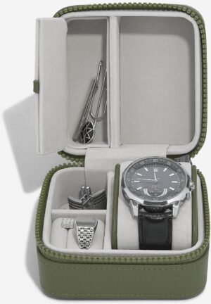 Lcd Stackers Green Canvas Mix Watch / Jewellery Accessories