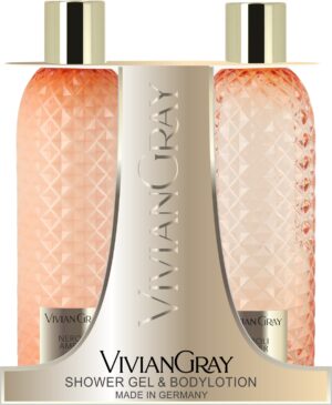 Viviane Gray Gemstone – Neroli & Amber Set Shower Gel & Body Lotion What's New