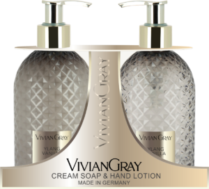 Viviane Gray Gemstone – Ylang & Vanilla Set Soap & Hand Lotion What's New