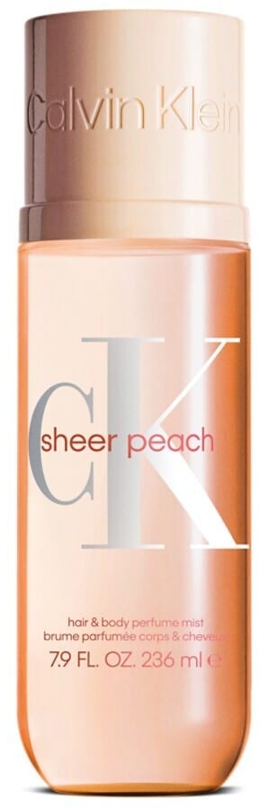 Ck Sheer Peach Hair & Body Perfume Mist Calvin Klein