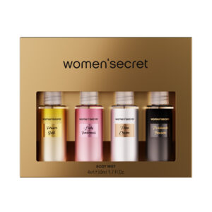 Women’Secret Body Mist  Coffret Metallic 4x50ml Fragrance