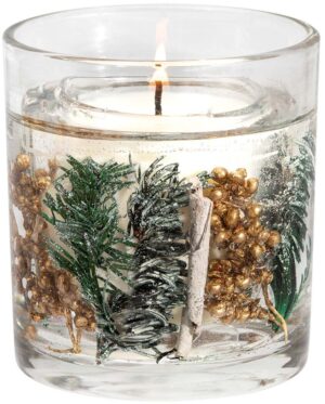 Stoneglow Seasonal Collection – Frosted Woods – Scented Candle – Gel Tumbler Accessories